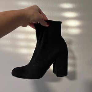 Steve Madden Black Heeled Boots